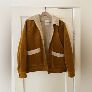 Madewell Sherpa lined Corduroy Jacket